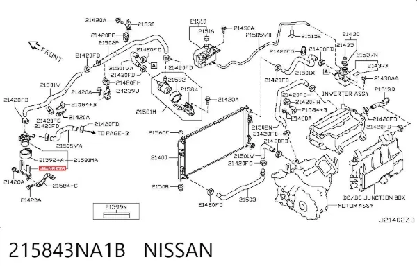  215843NA1B Nissan/Infiniti