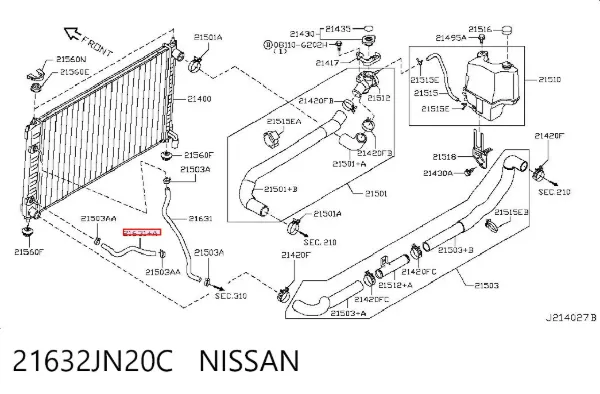  21632JN20C Nissan/Infiniti