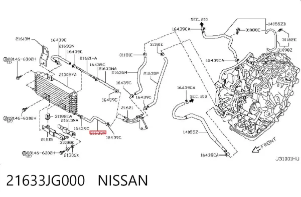  21633JG000 Nissan/Infiniti