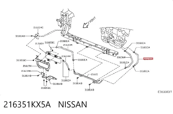  216351KX5A Nissan/Infiniti