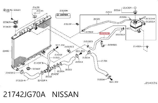  21742JG70A Nissan/Infiniti