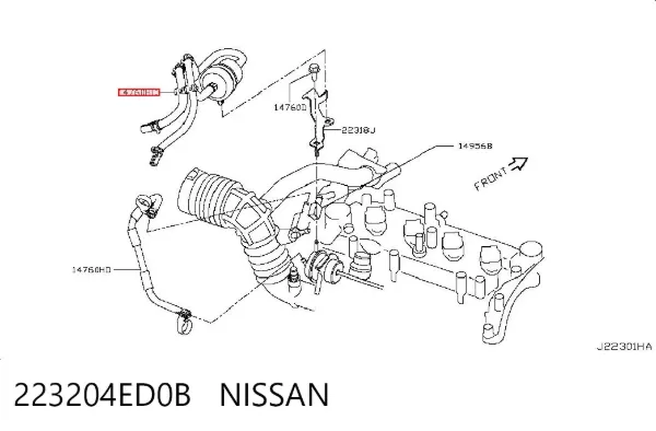  223204ED0B Nissan/Infiniti