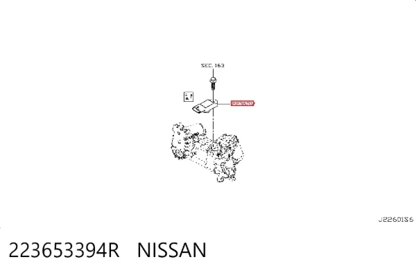 МАП Сенсор 223653394R Nissan/Infiniti