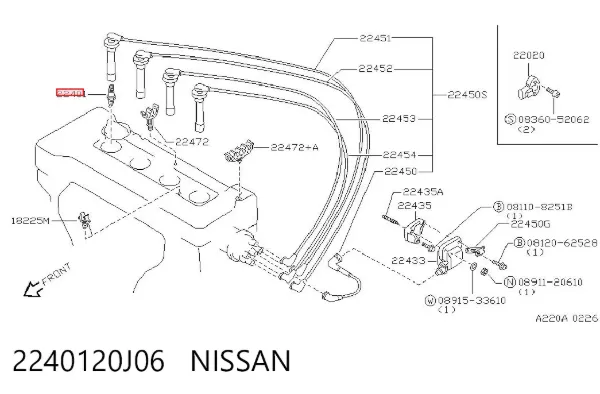 Свічки запалювання Nissan Sunny III
