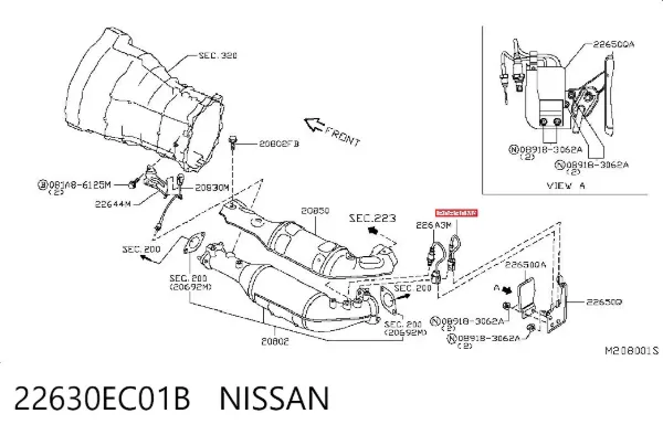  22630EC01B Nissan/Infiniti