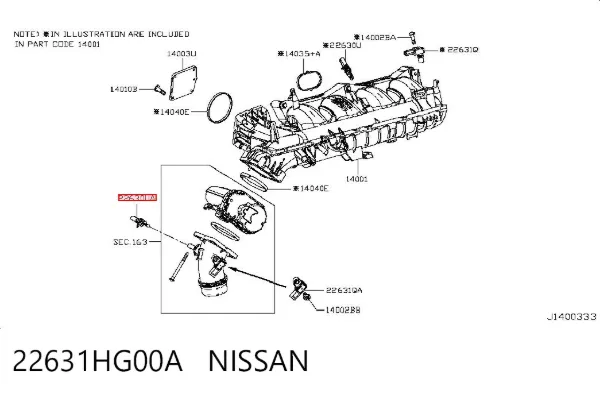  22631HG00A Nissan/Infiniti