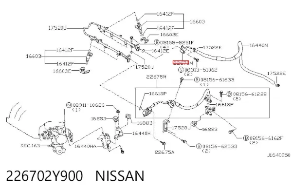  226702Y900 Nissan/Infiniti