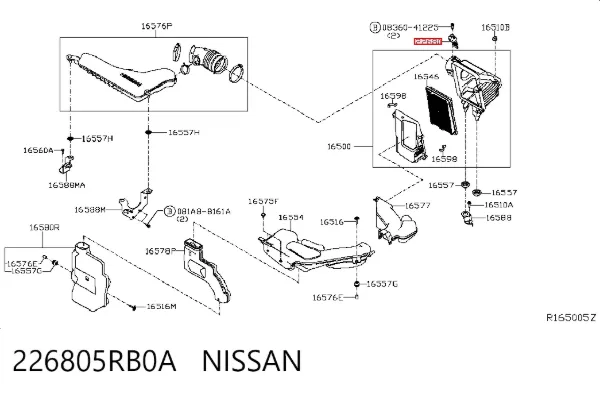 ДМРВ 226805RB0A Nissan/Infiniti