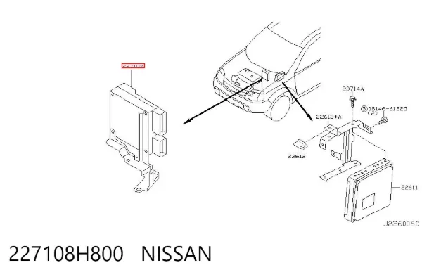  227108H800 Nissan/Infiniti
