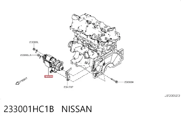 Стартер 233001HC1B Nissan/Infiniti