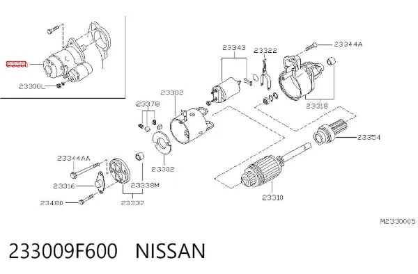 Стартер 233009F600 Nissan/Infiniti
