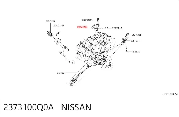 Датчик распредвалу 2373100Q0A Nissan/Infiniti