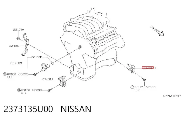 Датчик колінвала Nissan Maxima A32