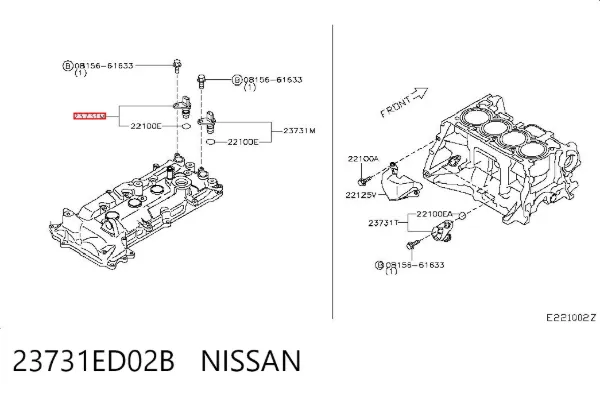 Датчик распредвалу 23731ED02B Nissan/Infiniti