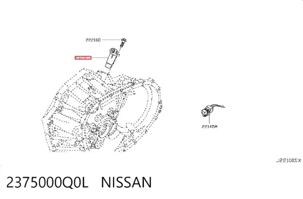Датчик колінвала 2375000Q0L Nissan/Infiniti