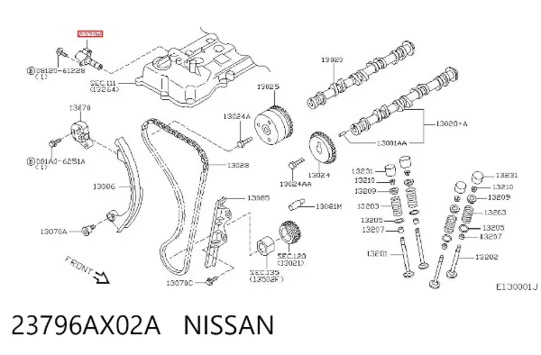 Клапан фазорегулятора 23796AX02A Nissan/Infiniti
