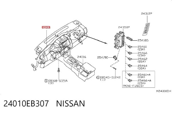  24010EB307 Nissan/Infiniti