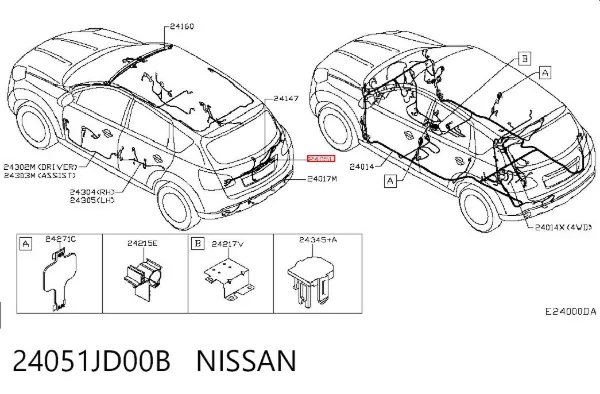  24051JD00B Nissan/Infiniti