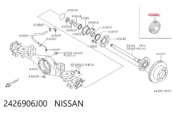  2426906J00 Nissan/Infiniti