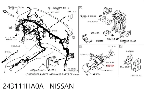 Блок запобіжників Nissan JUKE NMUK