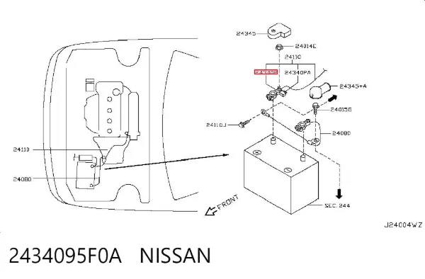  2434095F0A Nissan/Infiniti