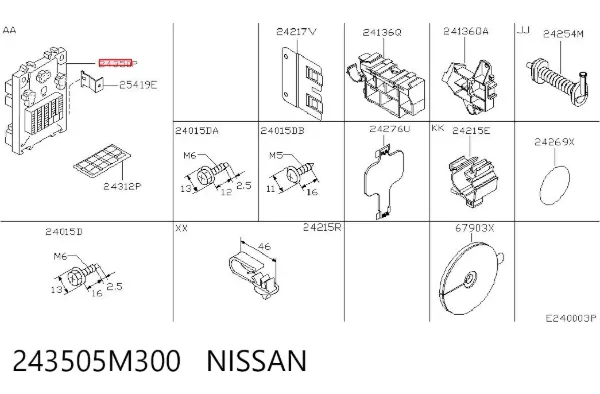  243505M300 Nissan/Infiniti