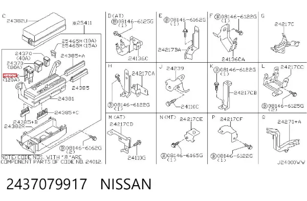  2437079917 Nissan/Infiniti