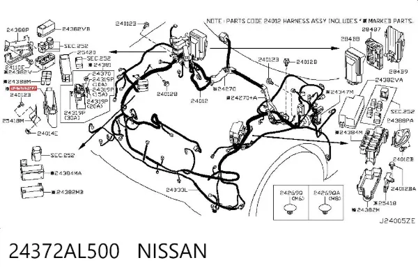  24372AL500 Nissan/Infiniti