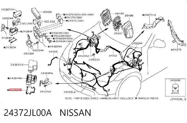  24372JL00A Nissan/Infiniti