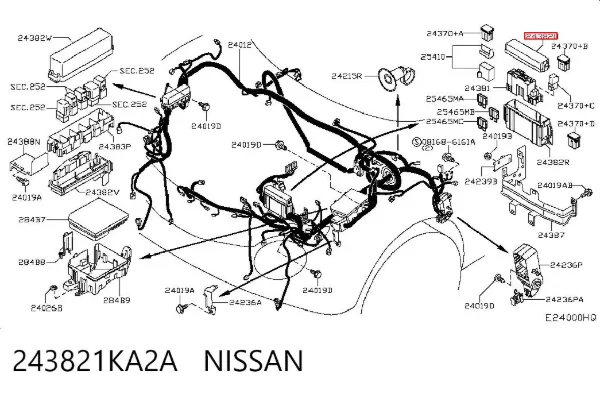  243821KA2A Nissan/Infiniti