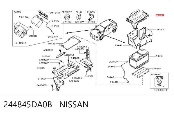  244845DA0B Nissan/Infiniti