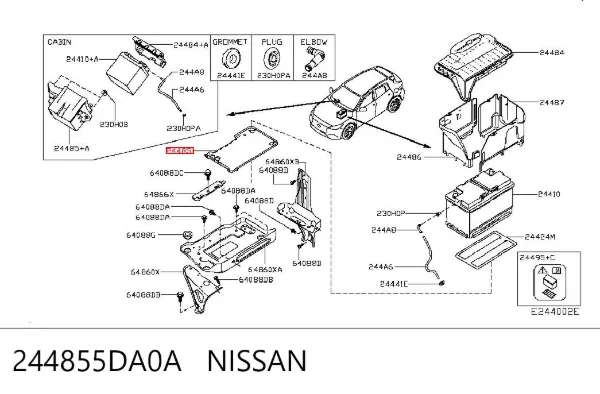  244855DA0A Nissan/Infiniti