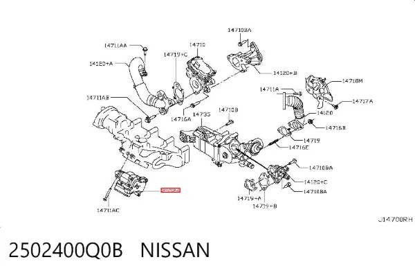 Дросільна заслінка Nissan Navara NP300 IV