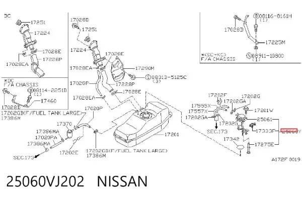  25060VJ202 Nissan/Infiniti