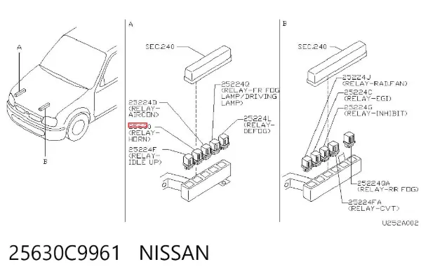  25630C9961 Nissan/Infiniti