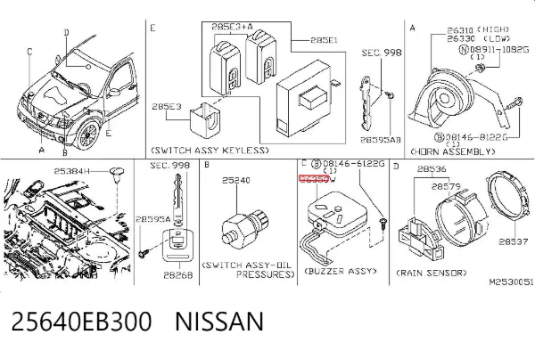  25640EB300 Nissan/Infiniti