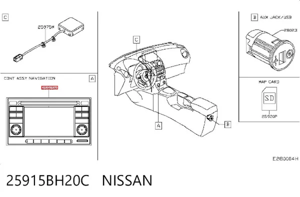  25915BH20C Nissan/Infiniti