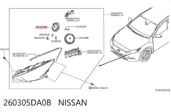  260305DA0B Nissan/Infiniti