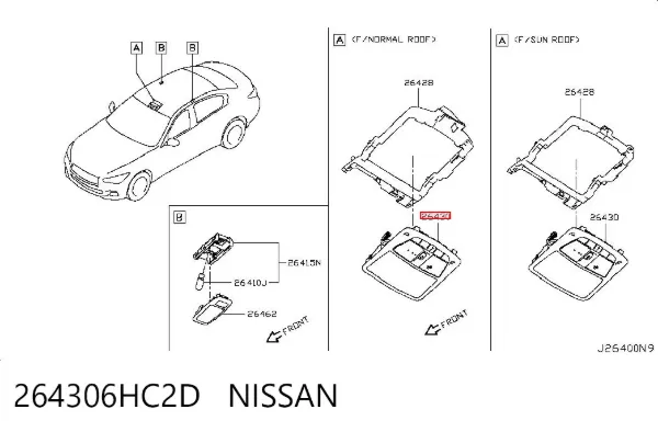  264306HC2D Nissan/Infiniti