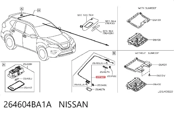  264604BA1A Nissan/Infiniti