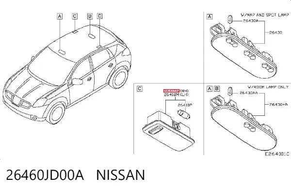  26460JD00A Nissan/Infiniti