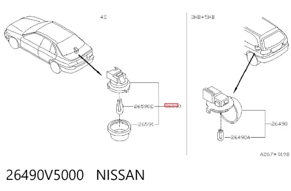  26490V5000 Nissan/Infiniti