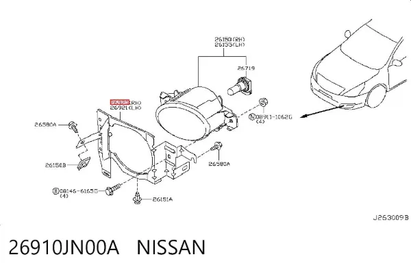  26910JN00A Nissan/Infiniti