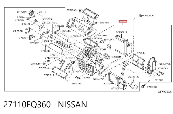  27110EQ360 Nissan/Infiniti