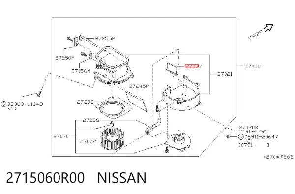  2715060R00 Nissan/Infiniti