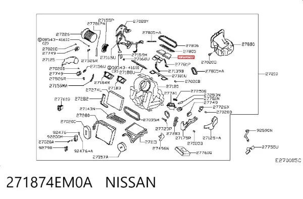  271874EM0A Nissan/Infiniti
