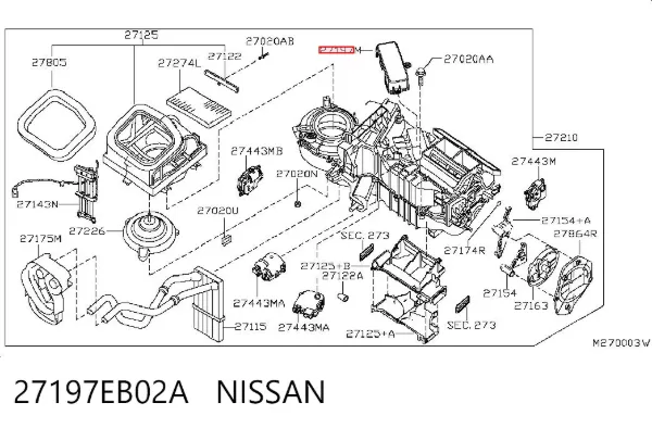  27197EB02A Nissan/Infiniti