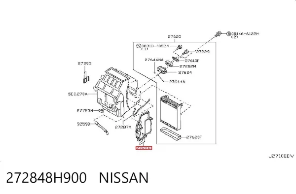  272848H900 Nissan/Infiniti