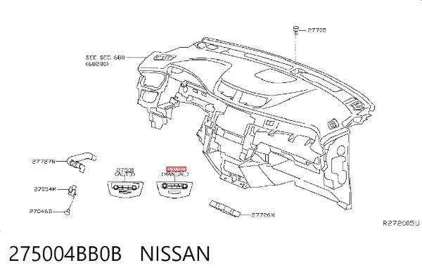  275004BB0B Nissan/Infiniti