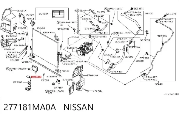  277181MA0A Nissan/Infiniti